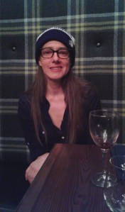 Dancer Lucie Vigneault, opening night reception for Usually Beauty Fails. 